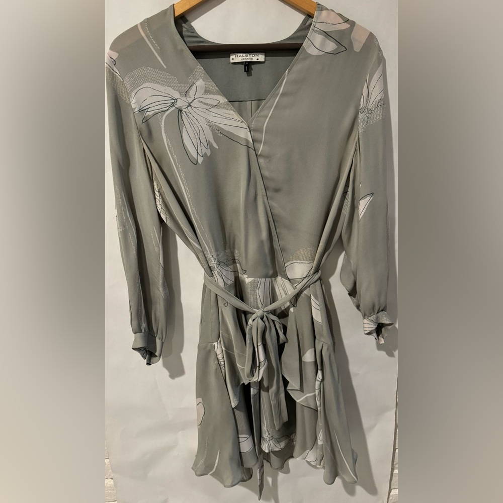 Halston heritage silk dress